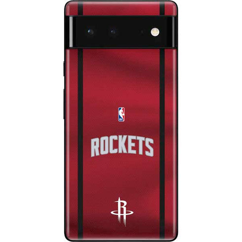 NBA Houston Rockets Jersey Google Pixel 6 Skin